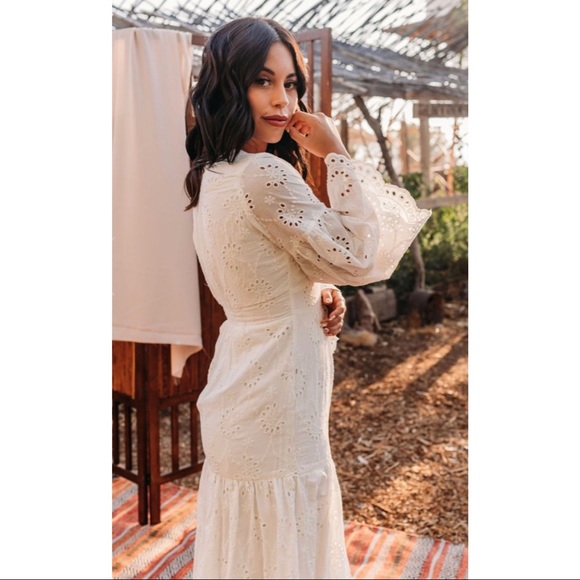 STEVIES SECRET DRESS - WHITE - Picture 6 of 7